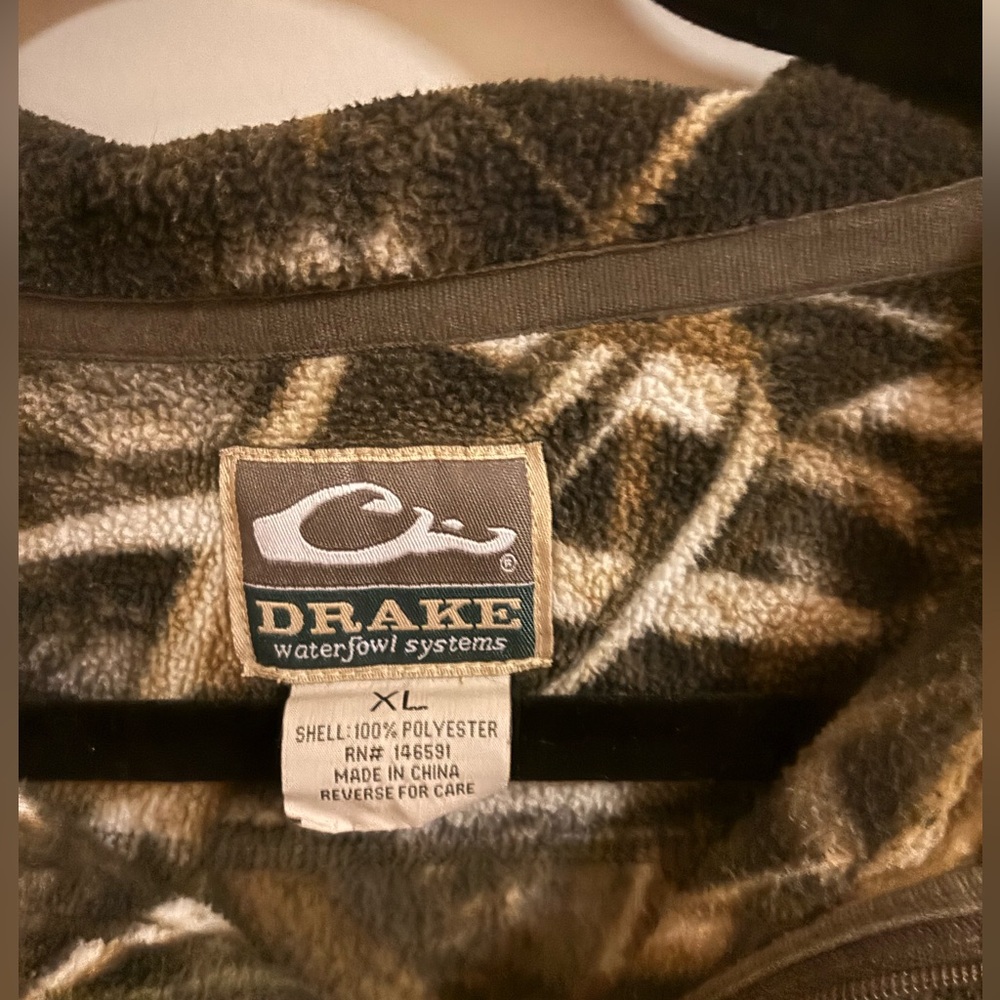 Drake Waterfowl MST Guardian Eqwader Flex Fleece 1/4 Zip jacket, Camouflage - Picture 2 of 3